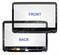 Dell Inspiron 15 3521 3537 Laptop Touch Screen Digitizer Glass Bezel 15.6"