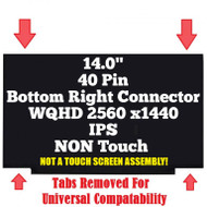14.0" LED LCD Screen Display VVX14T058J10 2560x1440 IPS QHD new