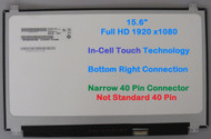 Nv156fhm-t00 v8.1 FRU 01yr205 LCD Display Screen 15.6" LED 40 pin