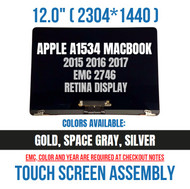 Macbook Pro A1534 Retina Display 12" Assembly Early 2015 Rose Gold EMC 2746 2991