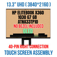 HP EliteBook x360 1030 G8 OLED 3840x2160 LCD Touch screen Display Assembly