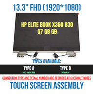 HP M46060-001 SPS-HU 13 FHD AG UWVA WWAN CAM IR Privacy Touch Screen Assembly