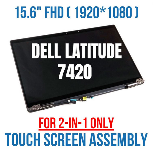 14" Dell Latitude 7420 7410 2-in-1 FHD LCD LED Touch Screen Digitizer Assembly