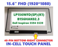 1920x1080 40 Pin LCD Touch Screen Dell Inspiron 15 5501 15.6" Display Panel