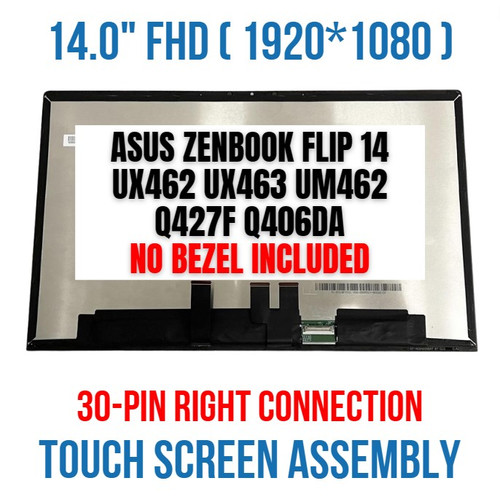14" FHD LCD Touch Screen Digitizer Assembly ASUS Q406D UM462DA 90NB0MK1-R20010