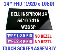 Touch Screen Display Assembly Dell Inspiron 14 7415 P147G P147G001 LED LCD