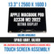 Screen Replacement Mac14 7 MacBook Pro 13" M2 2022 A2338 EMC 8162 MNEP3 MNEQ3