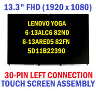 Lenovo IdeaPad Yoga 6-13ARE05 6-13ALC6 5D11B22390 LCD Touch Screen Bezel