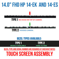 14" HP Pavilion X360 14-EK 14T-EK 14-EK0013DX LCD Touch Screen Assembly