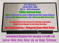 15.6" Screen Replacement B156HAN12.0 AUO7A8C LCD Non Touch 1920x1080 300Hz 40 Pin