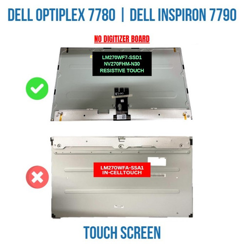 New Dell Optiplex 7780 BOE MV270FHM-N30 27" FHD Touch LCD Screen DMN054