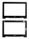 Dell Chromebook 11 Gen 1 CB1C13 BLACK LCD Middle Frame Bezel with Glass Screen Cover