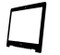 Original 11.6'' Laptop Screen Glass with Front Bezel for Dell Chromebook 11 7179K (Non LCD)