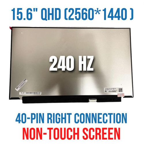 391-BGIT 15.6" QHD 2560x1440 240Hz 2ms ComfortView Plus NVIDIA G-SYNC and Advanced Optimus screen 4H6JT