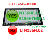 SD10F28491 04X4812 Lenovo Y50-70 15.6" FHD LCD LED Touch Screen Digitizer Assembly Bezel