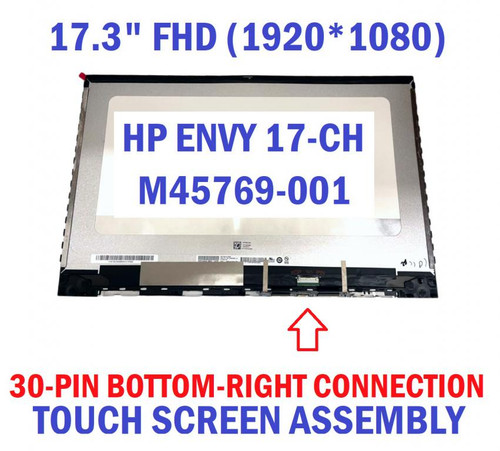 HP Envy 17-CH 17.3" FHD Touch Screen 30 PIN M45769-001 90797