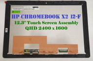 HP ChromeBook x2 12-F0 2400x1600 Touch Screen LCD Assembly L17082-001