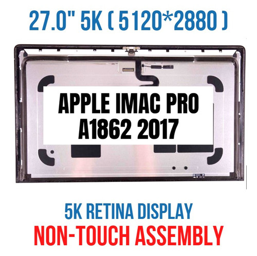 iMac Pro A1862 5K 2017 EMC 3144 LM270QQ1-SDD1 (SD)(D1) LCD Screen Assembly