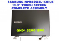 13.3" Samsung ATIV Book 9 NP940X3L-K01US LCD Screen touch Assembly QHD+ 3200x1800