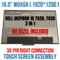 16.0" LCD LED screen LP160WU1-SPK1 Touch Assembly DELL dpn:DMK84 1920x1200