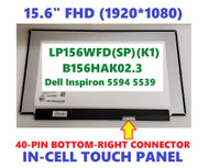 15.6" LED LCD Screen In-Cell Touch B156HAK02.3 EDP 40 PIN FHD 1920x1080 Anti-Glare