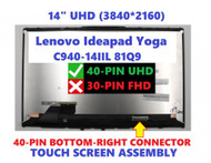 Lenovo 5D10S39596 DISPLAY LCD Module 81Q9 UHD Yoga C940-14IIL Screen