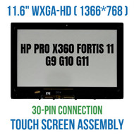 11.6" HP Pro x360 Fortis G9 LCD Display Touch Screen Digitizer Assembly