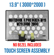 Huawei MateBook X Pro MACH-W19 MACH-W29 13.9" Touch Screen LCD Monitor LPM139M422 A 3K Resolution 3000X2000