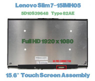 5D10S39648 15.6" Lenovo ideapad Yoga Slim 7-15IIL05 82AA LCD Screen Glass Assembly REPLACEMENT FHD 1920X1080