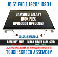 15.6" Samsung GALAXY BOOK2 NP950QED BA59-04716A LCD Touch Screen FHD Silver
