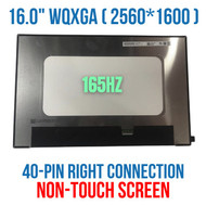 16.0" B160QAN03.K LED LCD Screen Display 2560x1600 165Hz 40 Pin QHD Non Touch