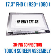 HP M93580-AA0 17.3" FHD non AR 300 VPP DBTS LB/AUO LCD Touch Screen Assembly