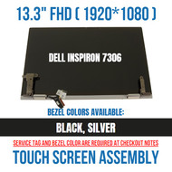 13.3" Dell Inspiron 7306 2-in-1 Complete FHD Touch Screen LCD Assembly FHDkn