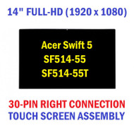 Acer Swift SF514-55GT SF514-55T Laptop Screen Assembly Touch Frame and PCB