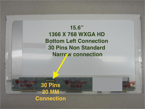 Au Optronics B156XTN02.6 15.6" 1366x768 LED LCD Screen Panel