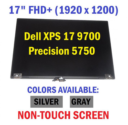 17" Dell XPS 17 9710 Precision 5760 FHD+ 1920x1200 LCD Non Touch Screen Assembly