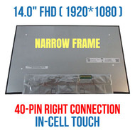 FHD LCD Display Touch Screen IPS Panel NV140WUM-T02 5D10V82399 40 Pin 1920X1200