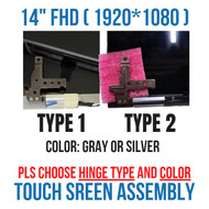 14" FHD LCD Screen Assembly Dell Inspiron 5400 2-in-1 V8VXK 0V8VXK Silver