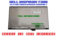 13.3" LCD Touch Screen Digitizer FHD Dell Inspiron 13 7300 2-In-1 032DFR DK1K2