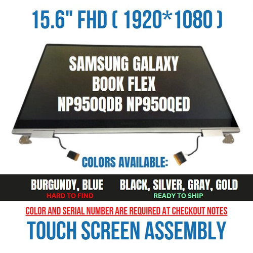 Samsung BA96-08319B Assembly LCD SUBINS-SILVER MARS2-15 OLED 15. LCD NP950QEDKB1US Display LCD LED Monitor Panel