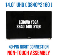 NEW 14" UHD LCD Top Assembly 5D10S39605 Yoga S940-14IIL Replacement Laptop Screen Lenovo Yoga S940-14IIL 81Q8 Laptop