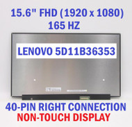 Lenovo LCD Panel 15.6" FHD Non Touch Anti-glare IPS 300nit 100%sRGB B156HAN12.H 2A 5D11D96482 Replacement Screen Display