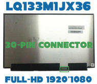 B133HAN05.5 13.3" 60Hz 262K 100% sRGB Panel Matrix 1920X1080 30 Pin EDP LCD