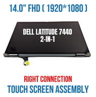 054FJJ DELL Latitude 7440 2-IN-1 FHD LCD TOUCH Screen Complete ASSEMBLY Display