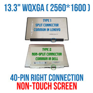 New 13.3" WQXGA 2560X1600 40 Pin Connector IPS LCD Screen Replacement LED Display FRU 5D10X01020 N133GCA-GQ1 Non Touch