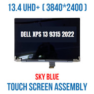 P153G Dell XPS 13 9315 2022 UHD 4K LCD Touch Screen Complete assembly Sky