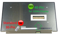 15.6" LCD Replacement Lenovo Legion 5-15ARH05 5-15ARH05H 5-15IMH05 5-15IMH05H 82B5 82B1 82AU 81Y6 82CF 40 Pin Screen Digitizer Assembly (1920x1080 IPS)(120Hz Refresh Rate)