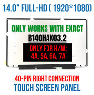 Au Optronics B140HAK03.2 H/W:5A 14.0" FHD AG On-Cell Touch Screen Display AUO