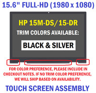 Screen Replacement 15.6" HP Envy x360 15-dr1070wm 15-dr1075cl FHD 1920X1080 LED LCD Display Digitizer Touch Screen