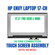 17.3" HP Envy 17-CH 17M-CH 17M-CH1013DX FHD LCD Touch Screen Display Assembly No Bezel